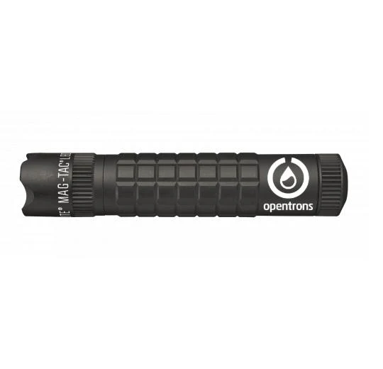MAG-TAC CR123 LED Flashlight Crowned Bezel - Black - Custom Engraving