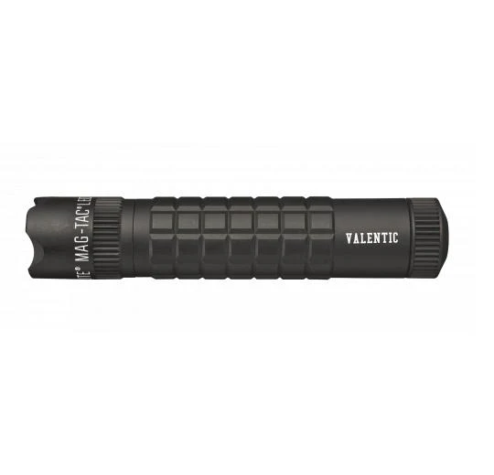 MAG-TAC CR123 LED Flashlight Crowned Bezel - Black - Custom Engraving