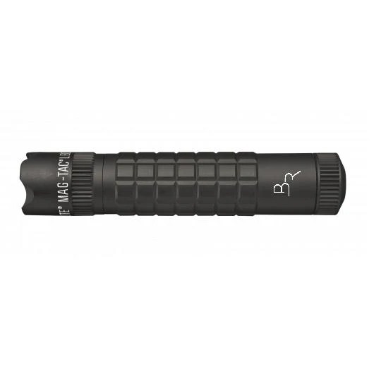MAG-TAC CR123 LED Flashlight Crowned Bezel - Black - Custom Engraving