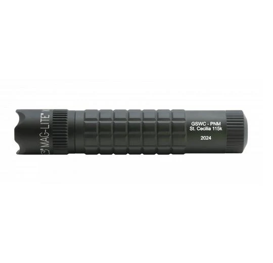 MAG-TAC CR123 LED Flashlight Crowned Bezel - Foliage Green - Custom Engraving