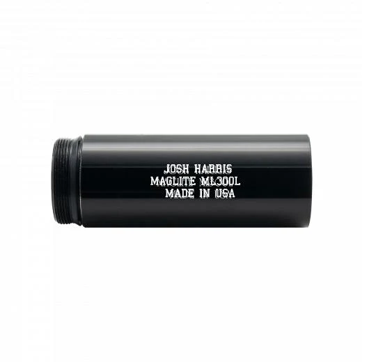 Maglite ML300L - Barrel Storage - Black - Custom Engraving