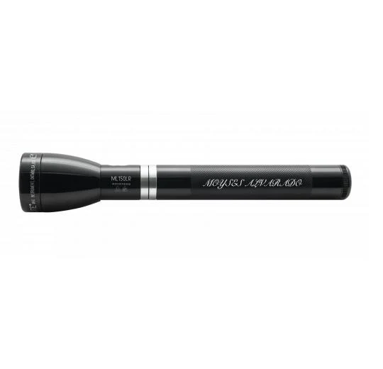 ML150LR Rechargeable LED Fast - Charging Flashlight - Black - Custom Tactical Engraving