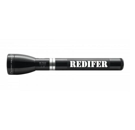 ML150LR Rechargeable LED Fast - Charging Flashlight - Gloss Black - Custom Tactical Engraving
