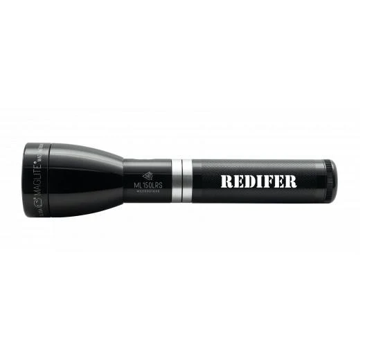 ML150LRS Rechargeable LED Fast-Charging Flashlight - Gloss Black - Custom Engraving