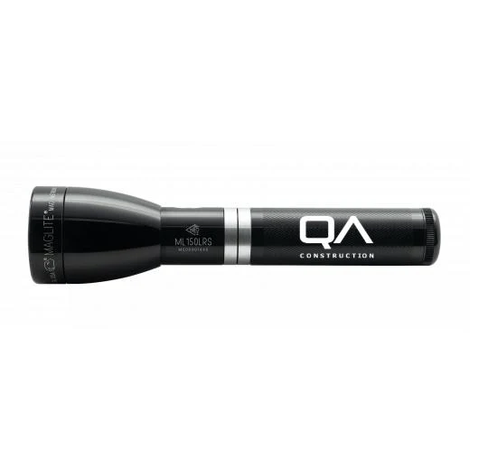 ML150LRS Rechargeable LED Fast-Charging Flashlight - Gloss Black - Custom Engraving