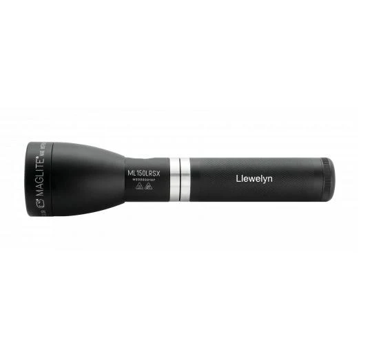 ML150LRSX Rechargeable LED Fast-Charging Flashlight - Matte Black - Custom Tactical Engraving