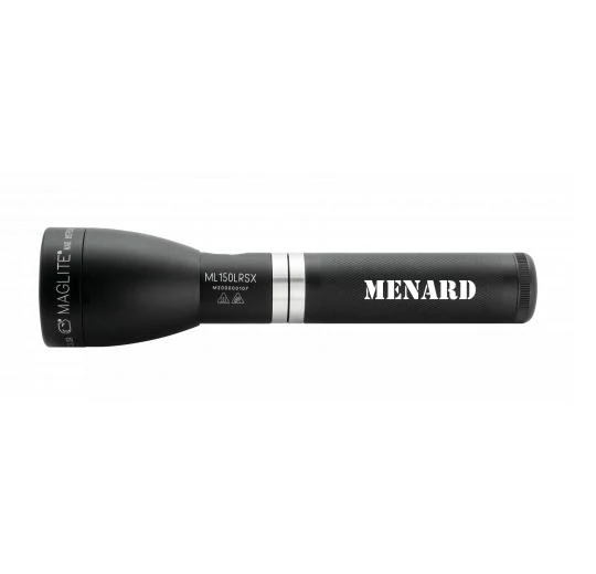 ML150LRSX Rechargeable LED Fast-Charging Flashlight - Matte Black - Custom Tactical Engraving