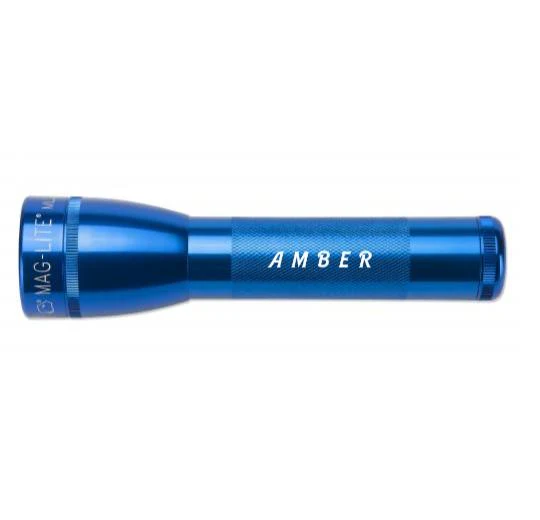 ML25LT LED 2-Cell C Flashlight - Blue - Custom Engraving