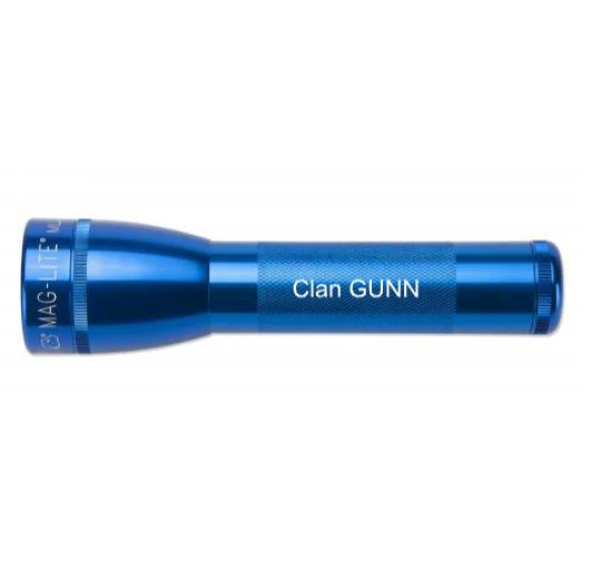 ML25LT LED 2-Cell C Flashlight - Blue - Custom Engraving