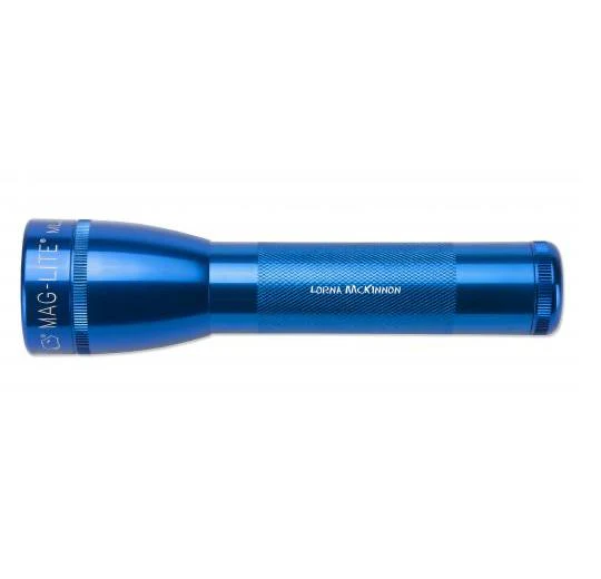 ML25LT LED 2-Cell C Flashlight - Blue - Custom Engraving