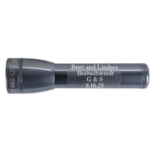 ML25LT LED 2-Cell C Flashlight - Gray - Custom Engraving