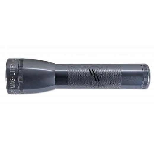 ML25LT LED 2-Cell C Flashlight - Gray - Custom Engraving