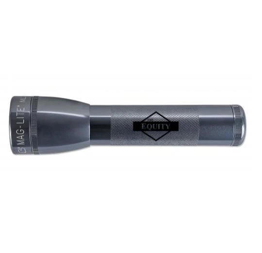 ML25LT LED 2-Cell C Flashlight - Gray - Custom Engraving