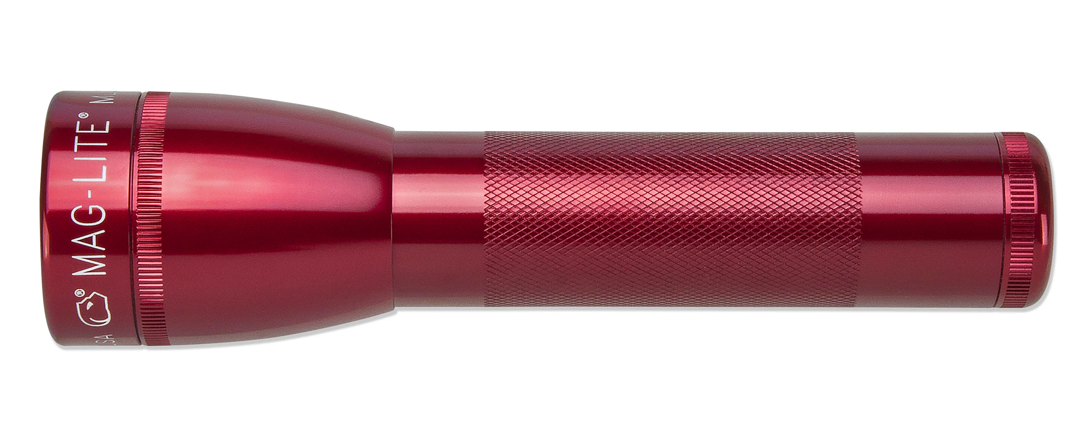 ML25LT LED 2-Cell C Flashlight - Red - Custom Engraving - Image 2