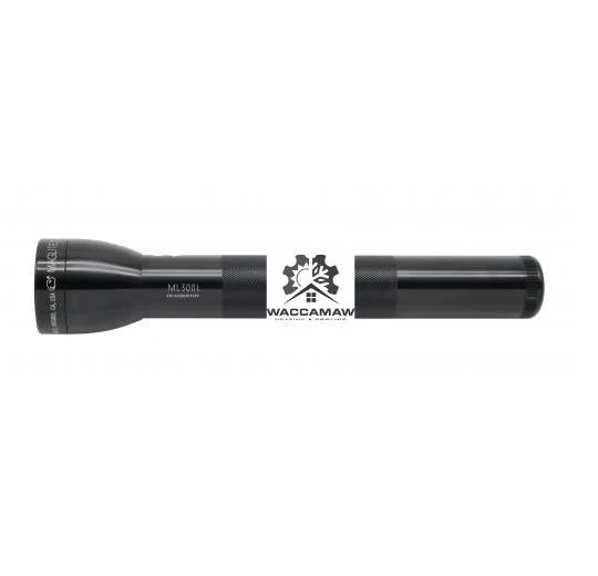 ML300L LED 3-Cell D Flashlight - Black - Custom Engraving