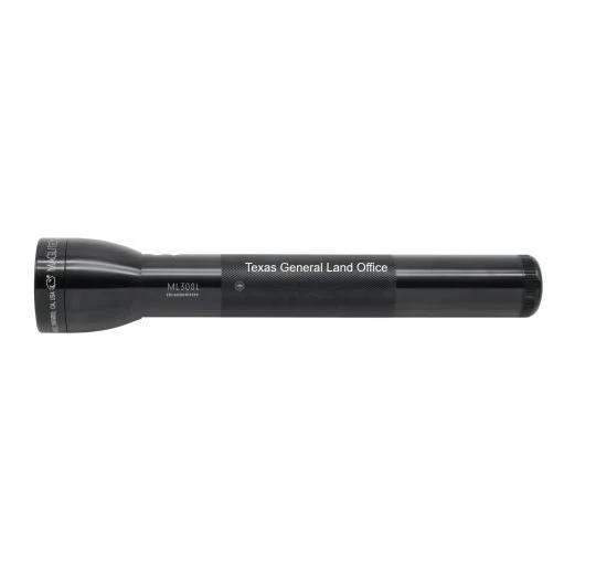 ML300L LED 3-Cell D Flashlight - Black - Custom Engraving
