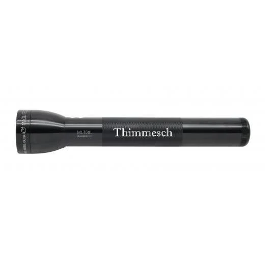 ML300L LED 3-Cell D Flashlight - Black - Custom Engraving