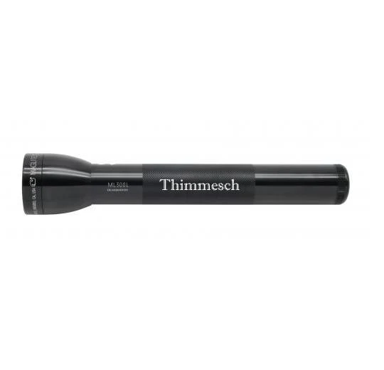 ML300L LED 3-Cell D Flashlight - Black - Custom Engraving