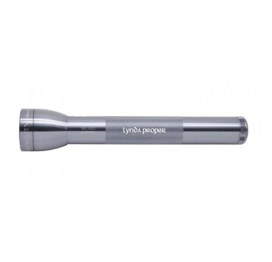 ML300L LED 3-Cell D Flashlight - Gray - Custom Engraving