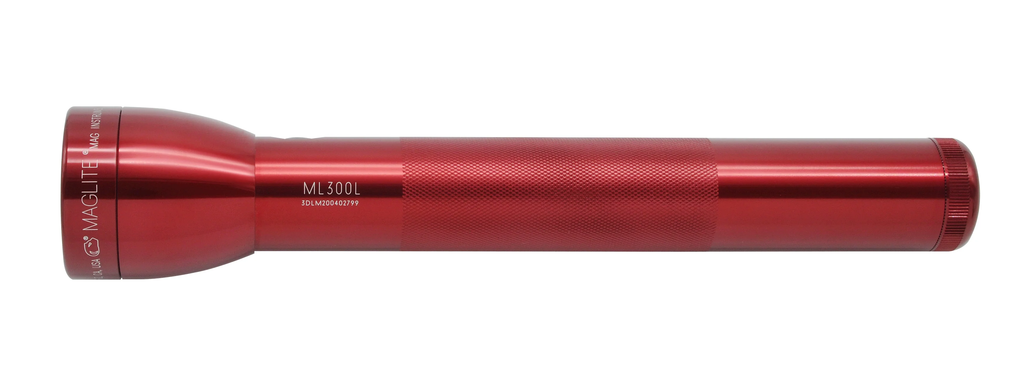 ML300L LED 3-Cell D Flashlight - Red - Custom Engraving - Image 2