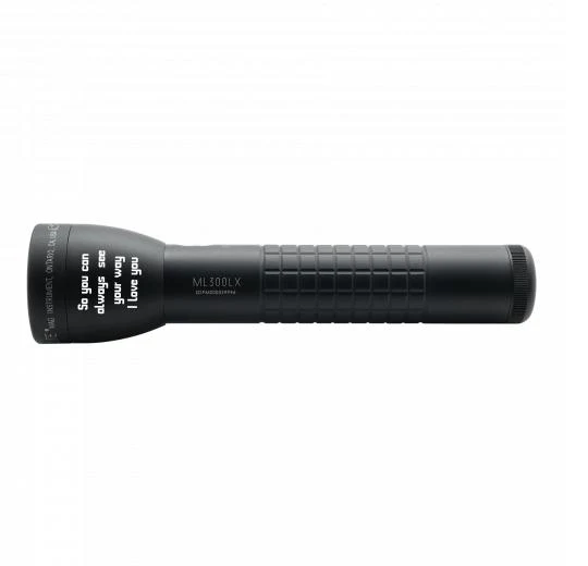 ML300LX 2D LED Flashlight - Black - Custom Engraving