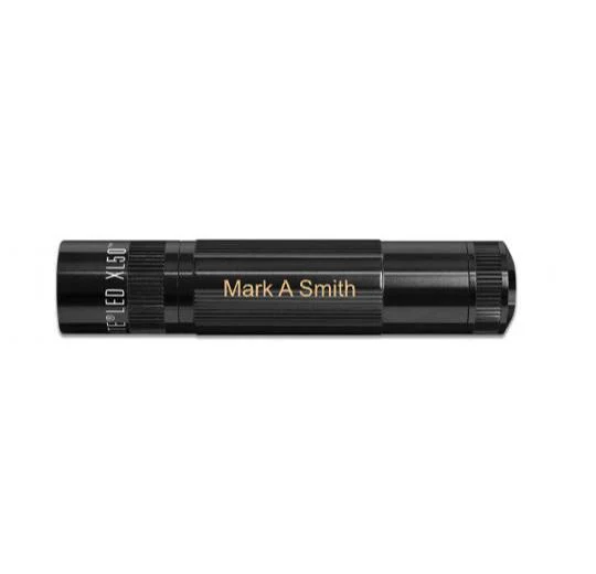 XL50 LED 3-Cell AAA -Black - Custom Engraving